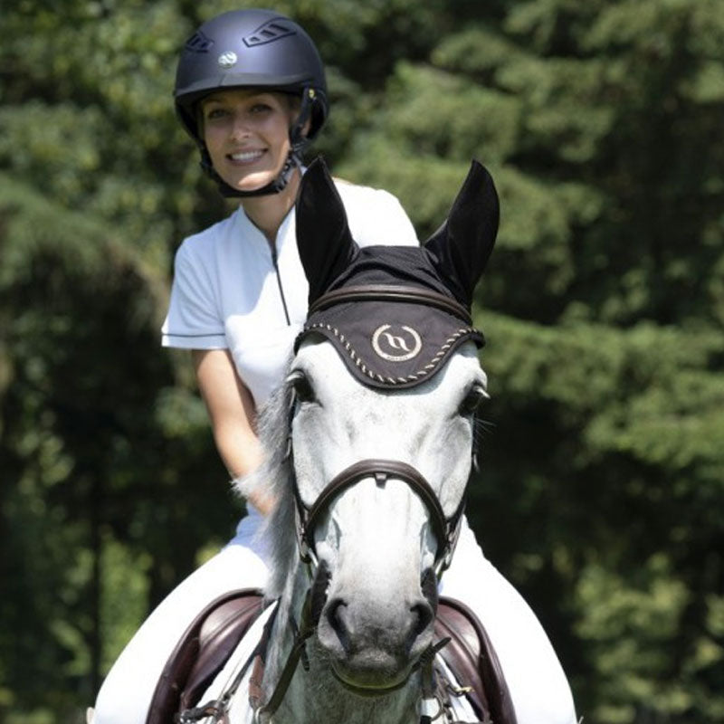 Back On Track - Bonnet pour cheval noir | - Ohlala