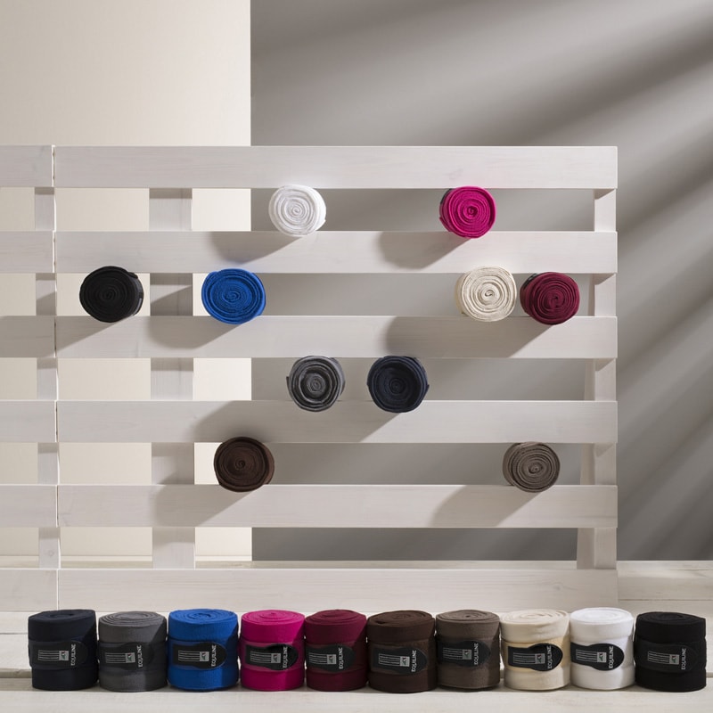 Equiline - Bandes de polo (set de 4) Unique / Marine | - Ohlala