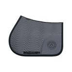 Cavalleria Toscana - Zadeldek Double Orbit Wave Quilted antracietgrijs | - Ohlala