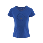 Equithème - Dames T-shirt korte mouwen Claire monaco blauw | - Ohlala
