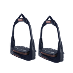 Freejump - Étriers Air's Full black plancher plat / oeil orienté / choco | - Ohlala