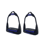 Freejump - Étriers Air's Full black plancher plat / oeil orienté / marine | - Ohlala