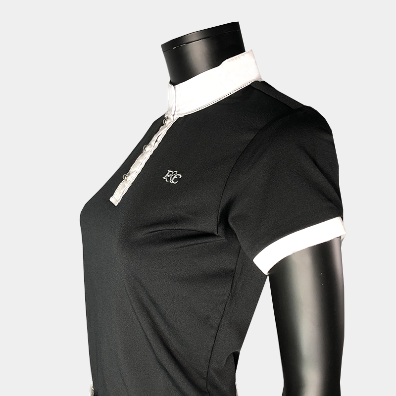 Flags & Cup - Polo Candiba dame manches courtes Noir | - Ohlala