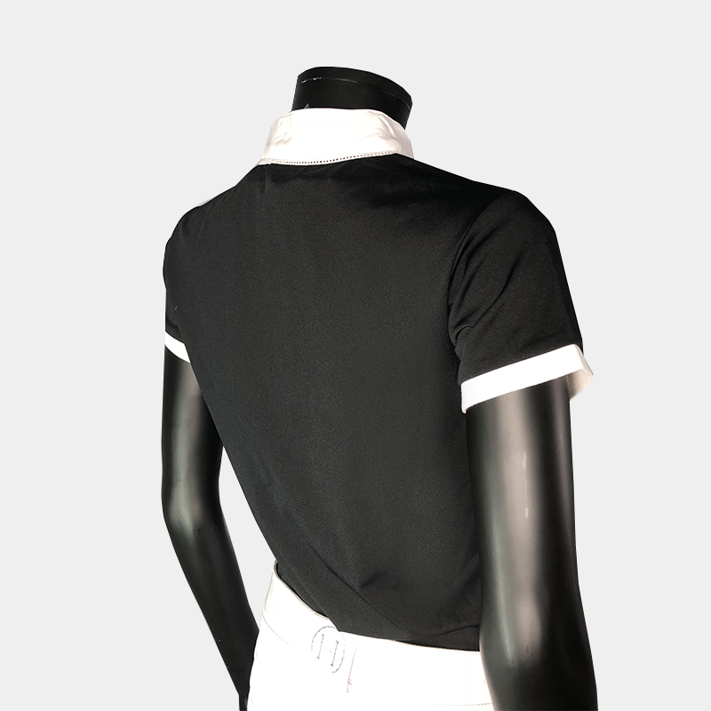 Flags & Cup - Polo Candiba dame manches courtes Noir | - Ohlala