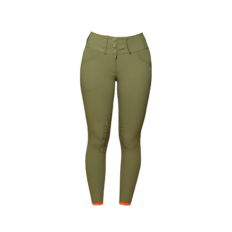 Pantalon d'équitation déperlant femme - 500 - Noir Fum - Fouganza