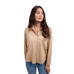 Harcour - Dames blouse lange mouwen Sharly zand | - Ohlala
