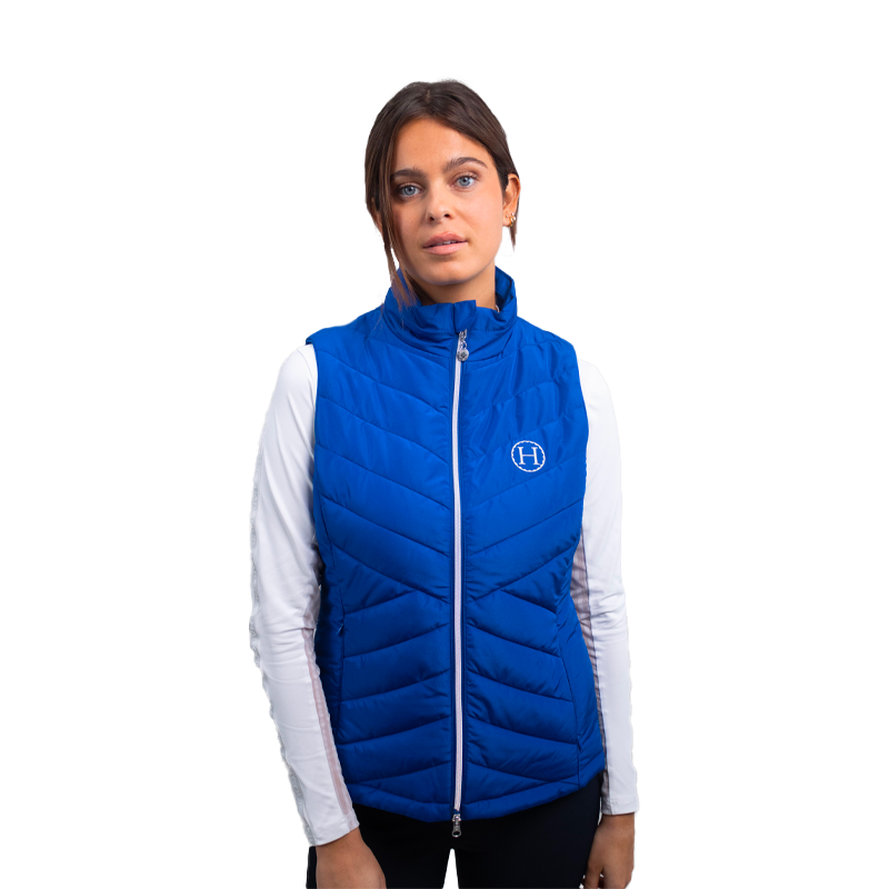 Gilet sans manches femme Rider Bellara bleu électrique Harcour