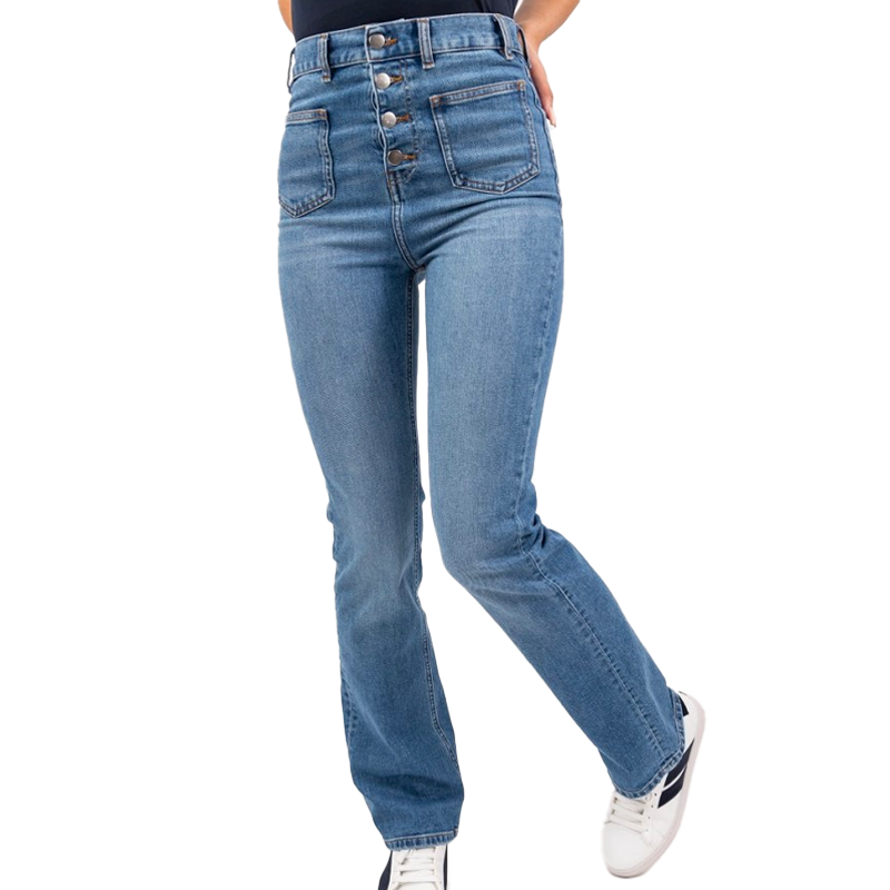 Harcour - Pantalon en jean femme Flare Juvo denim | - Ohlala