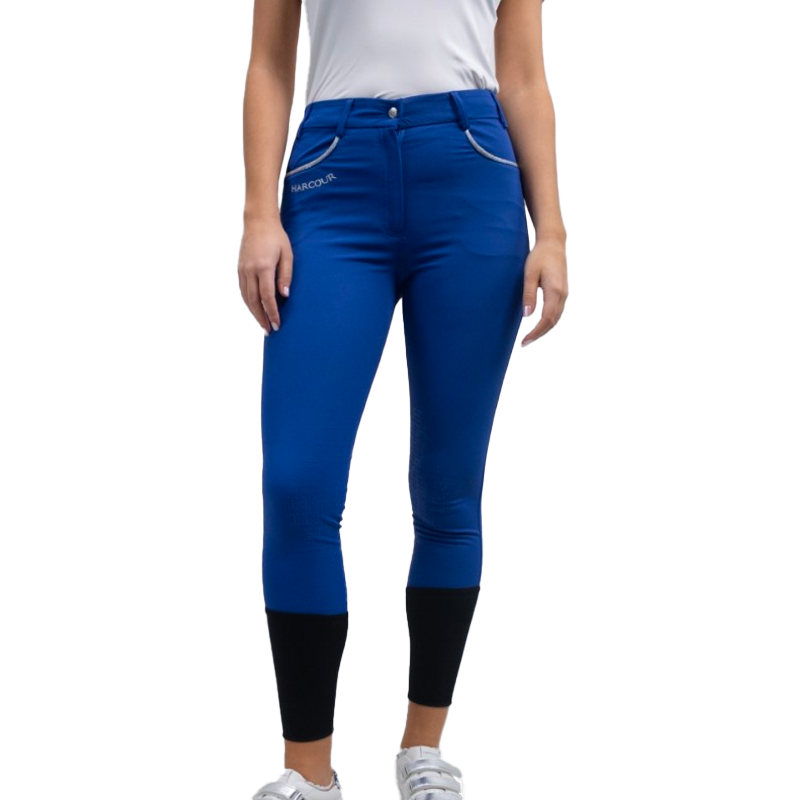 Pantalon d equitation femme Jaltika bleu electrique Harcour OHLALA