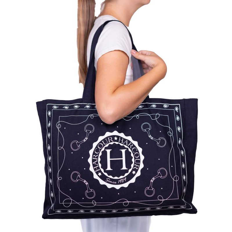 Harcour - Totebag casual Bertille marine | - Ohlala