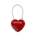 Hippotonic - Hangslot voor verzorgingskoffer Coeur rood | - Ohlala