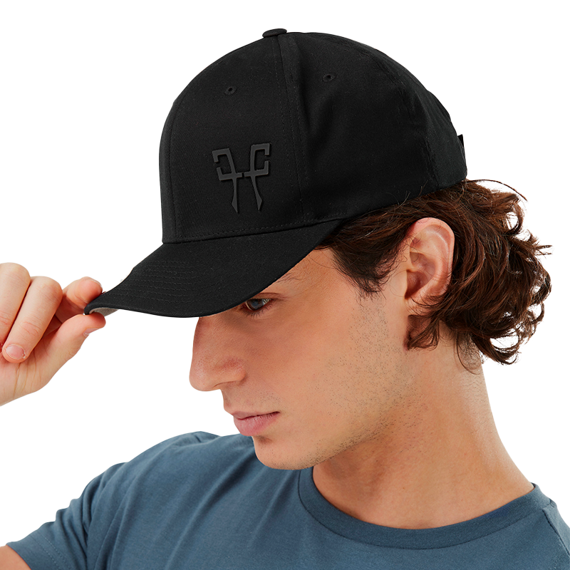 Horse Pilot - Casquette Flexfit noir 2.0 | - Ohlala