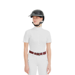 Horse Pilot - Dames kortmouw shirt Monica blanc | - Ohlala