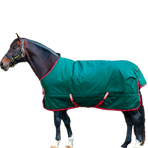 Horseware - Buitendeken Rambo Original groen/ rood 0g | - Ohlala
