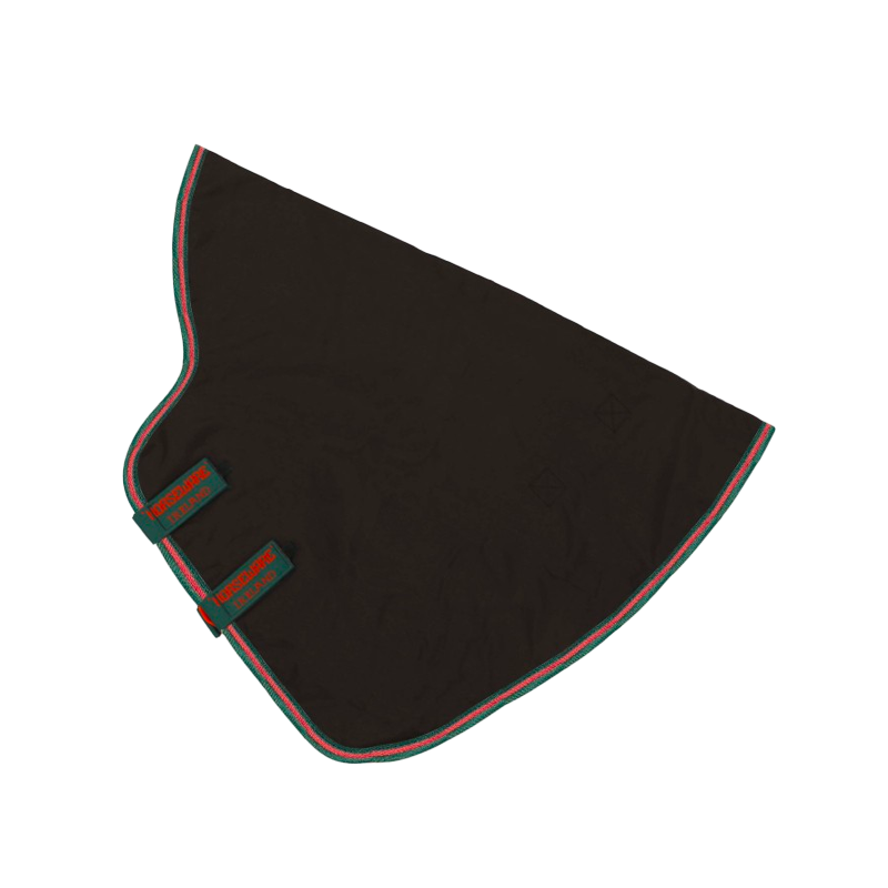 Horseware - Halsdek Rambo Original zwart/ groen/ rood 150g | - Ohlala