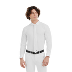 Horse Pilot - Heren overhemd lange mouwen Aerolight blanc 2.0 | - Ohlala