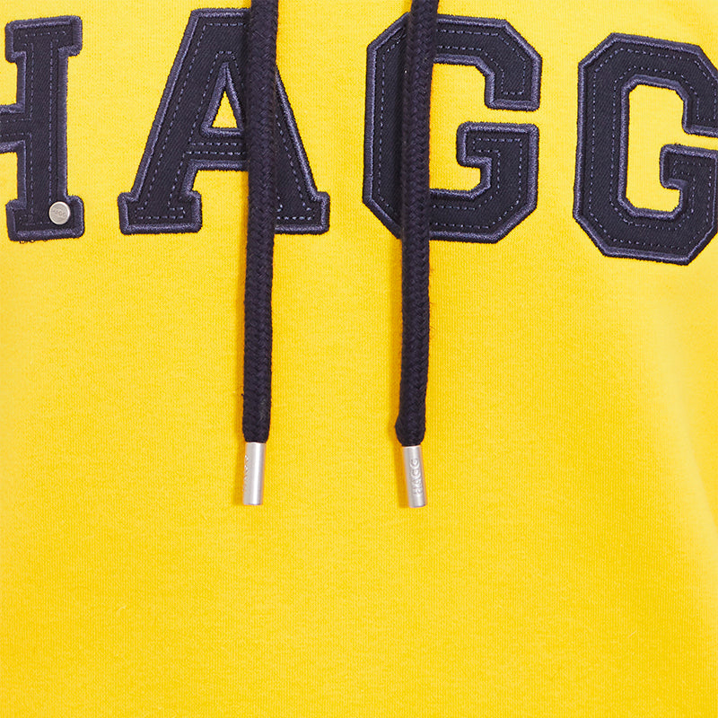 Hagg - Sweat à capuche homme jaune/ marine | - Ohlala