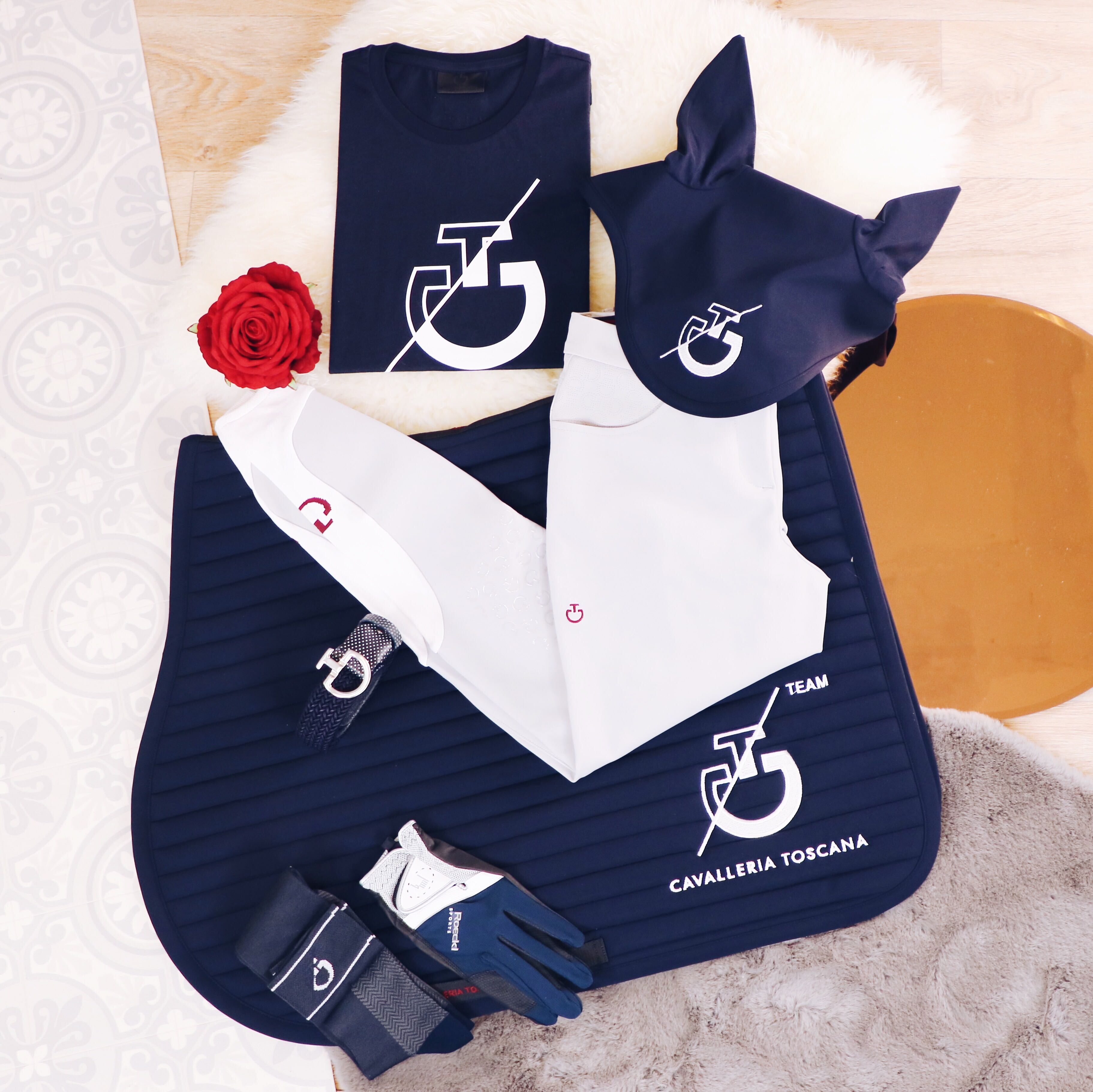 Roeckl - Gants d'équitation Madrid marine | - Ohlala