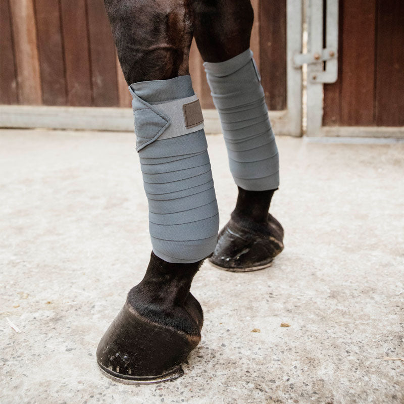 Kentucky Horsewear - Bandes de travail Repellent gris (x2) | - Ohlala