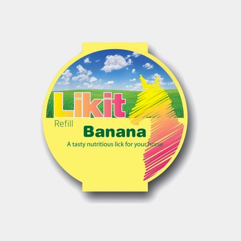 Likit - Friandise pour chevaux pierre banane 650 g