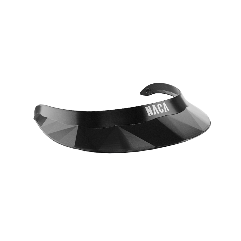 NACA - Polo vizier glanzend onyx zwart / zilver logo | - Ohlala