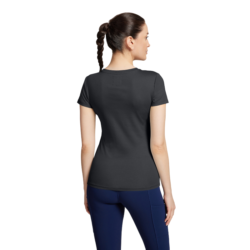 Samshield - T-shirt manches courtes femme Axelle noir | - Ohlala