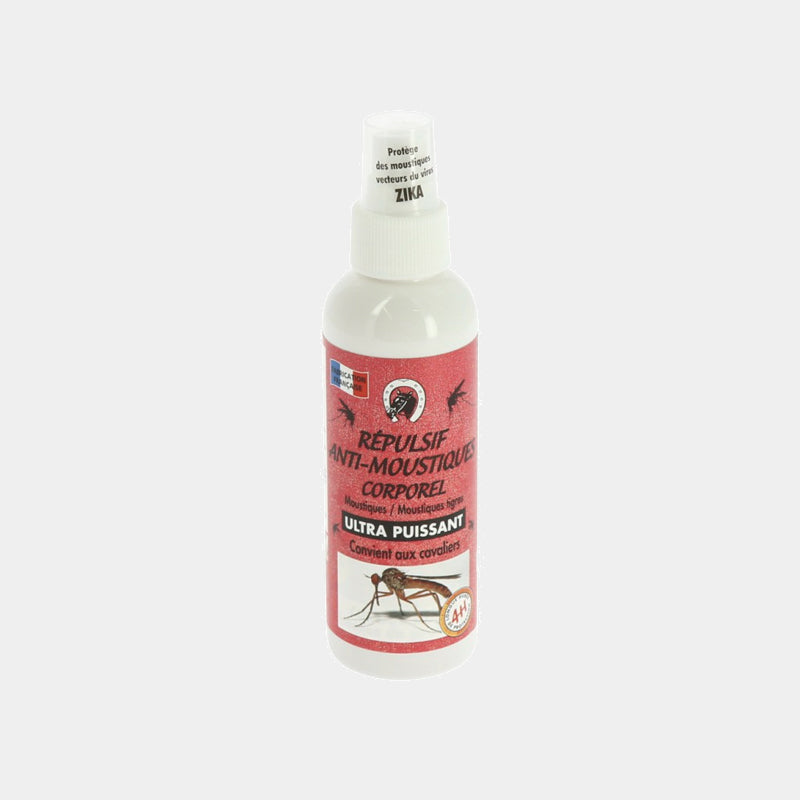 Spray corporel anti-moustiques, taons et tiques