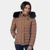 Flags & Cup - Dames parka Sarnia mokka | - Ohlala
