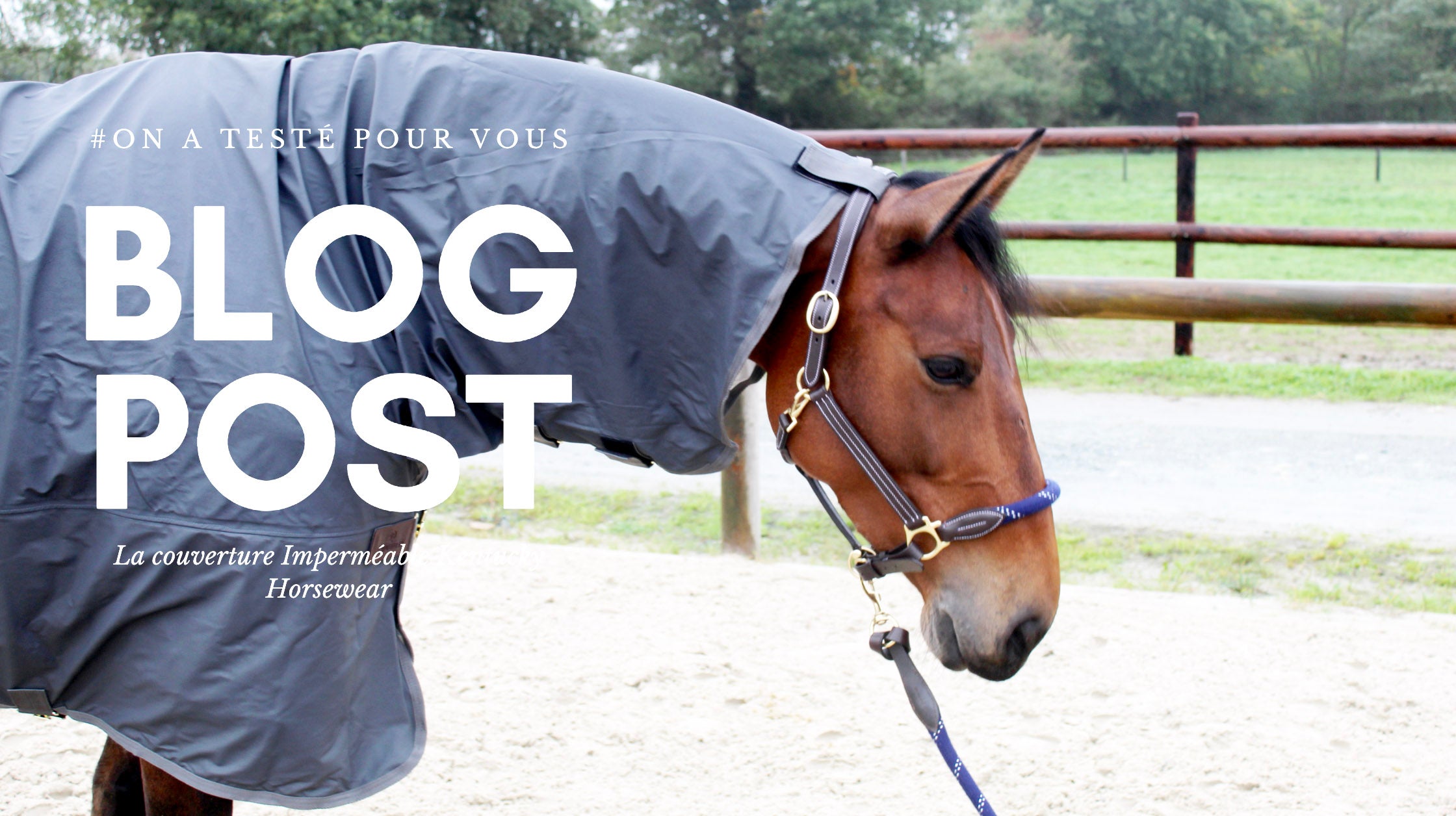 #Onatestépourvous | La couverture imperméable grise Kentucky Horsewear