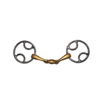 Jump'In - 3-ring dubbel gebroken bit | - Ohlala