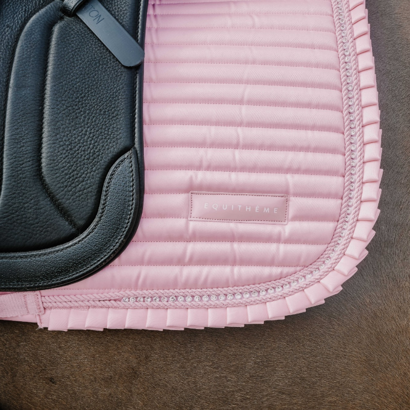 Equithème - Tapis de dressage Glam rose