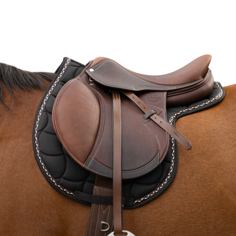 Equithème - Tapis de selle Hunter noir