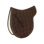 Equithème - Tapis de selle Hunter chocolat