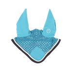 Equithème - Bonnet chasse-mouches Polyfun turquoise | - Ohlala