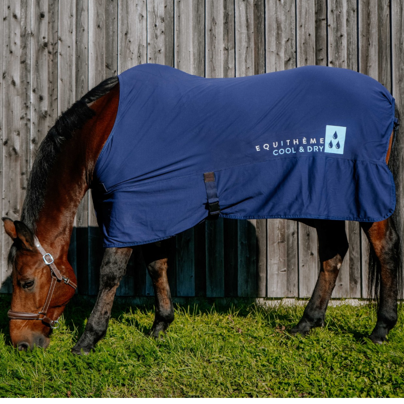 Equithème - Chemise rafraîchissante Cool&dry Fresh marine