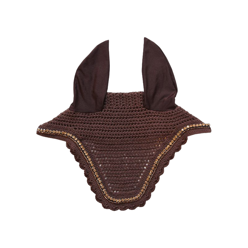 Kentucky Horsewear - Bonnet anti-bruit Wellington Stone & Pearl marron | - Ohlala