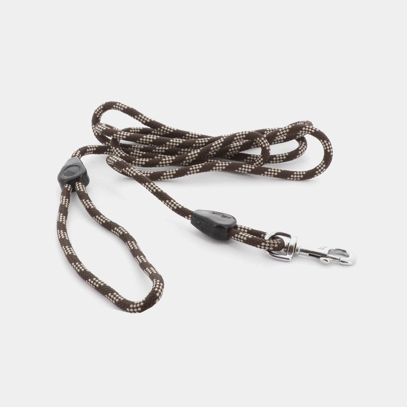 Norton - Longe corde avec poignée brun/ beige | - Ohlala