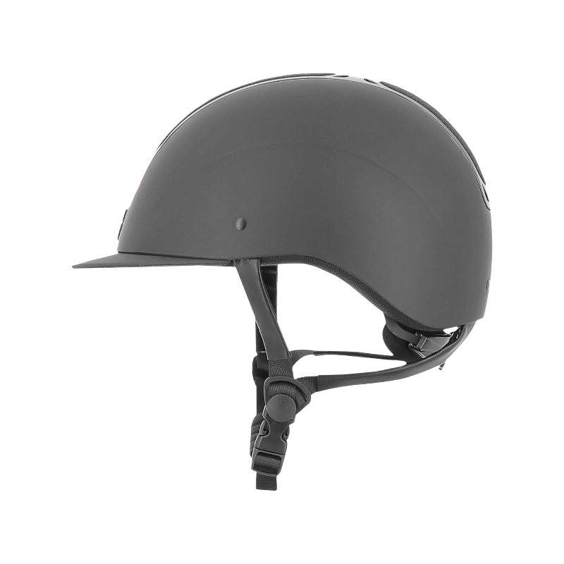 Equithème - Casque d'équitation Pepit noir/ lame noire