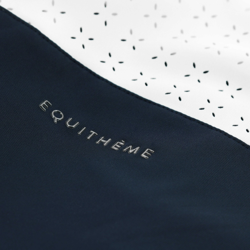 Equithème - Polo de concours sans manches femme Judith marine