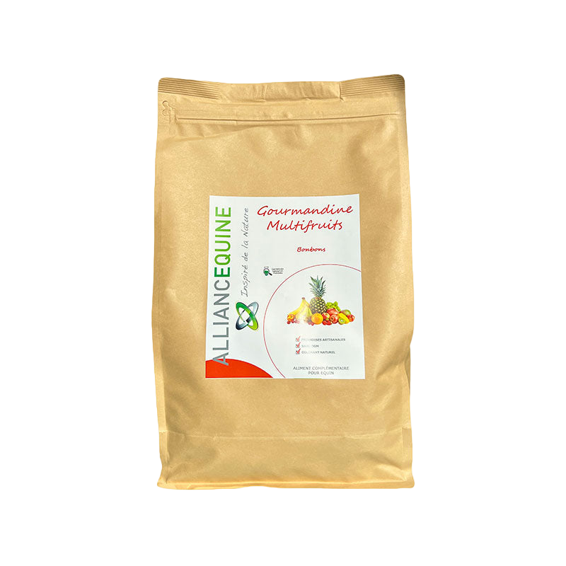 Alliance Equine - Friandises Gourmandine multifruits pour chevaux 1.3 kg | - Ohlala