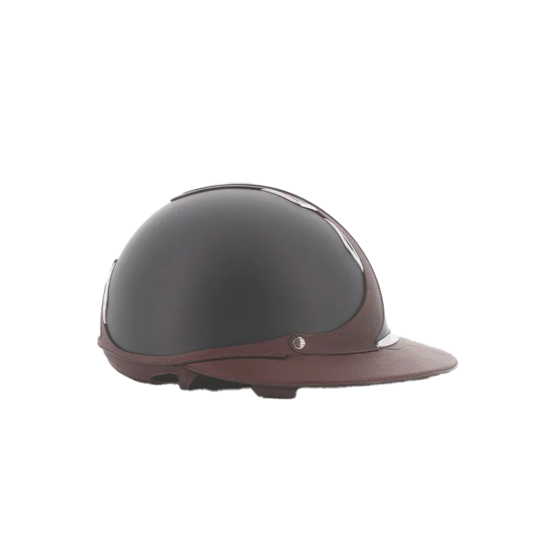 Antarès Sellier - Casque Référence eclipse visière Strass noir/ marron | - Ohlala