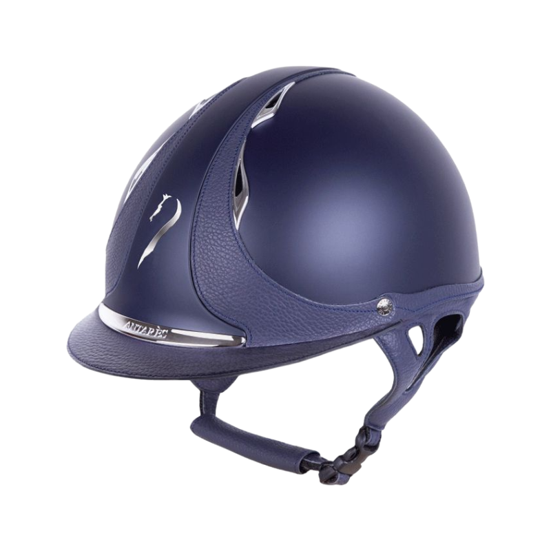 Antarès Sellier - Casque Galaxy visière standard art Bleu / Bleu | - Ohlala