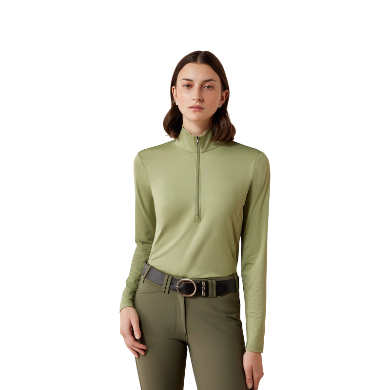 Ariat - Baselayer manches longues femme LunaVeil oil green