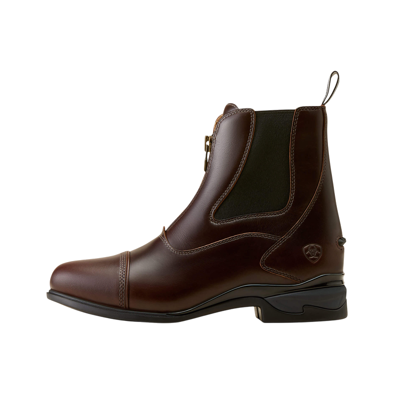 Ariat - Boots d'équitation femme Devon Zip waxed chocolate
