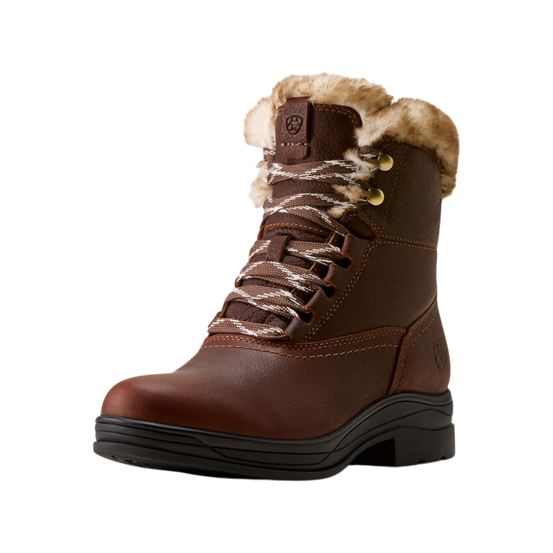 Ariat - Boots d'équitation imperméables femme Harper Sherpa dark brown
