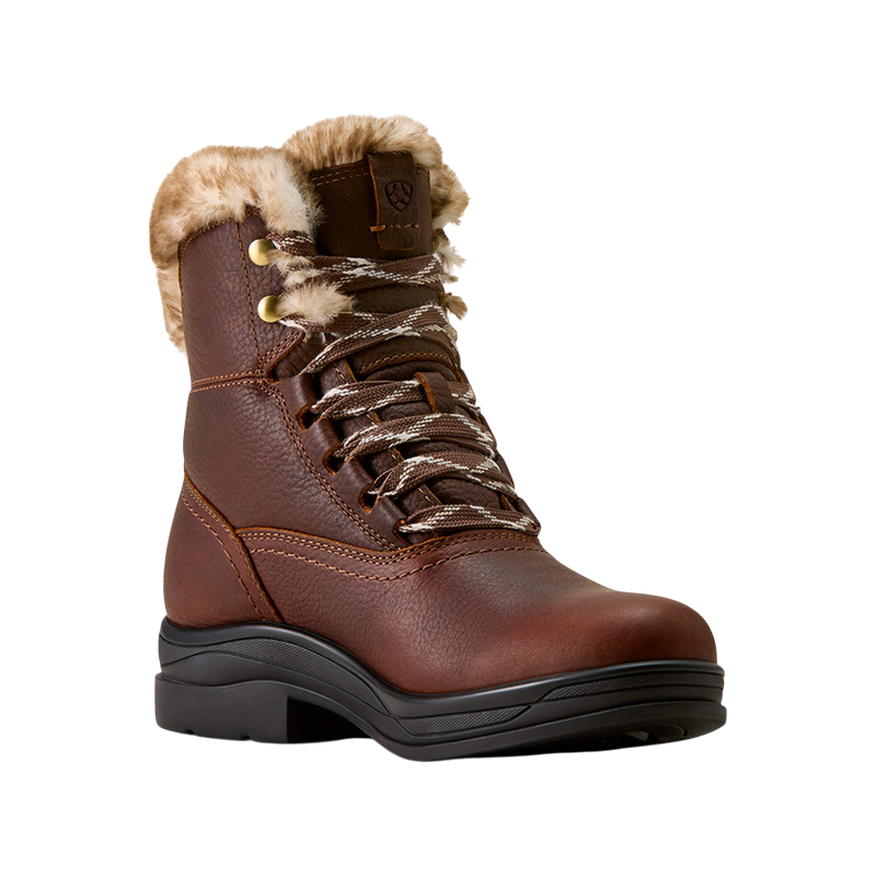 Ariat - Boots d'équitation imperméables femme Harper Sherpa dark brown