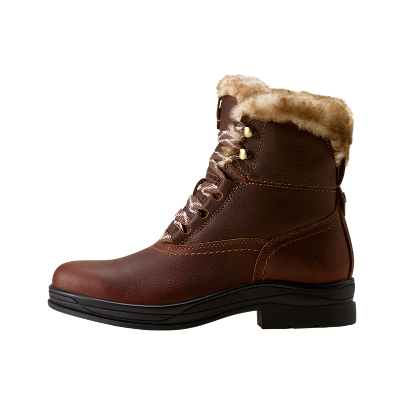 Ariat - Boots d'équitation imperméables femme Harper Sherpa dark brown