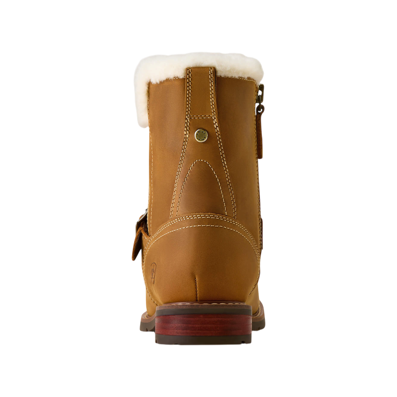 Ariat - Bottines imperméables doublées femme Savannah sherpa carmel tan