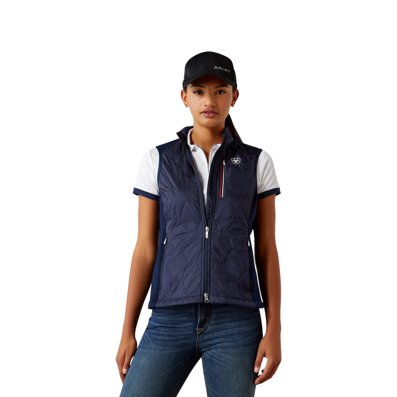 Ariat - Doudoune sans manches femme Fusion navyt
