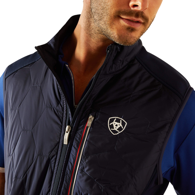 Ariat - Doudoune sans manches homme Fusion navyt